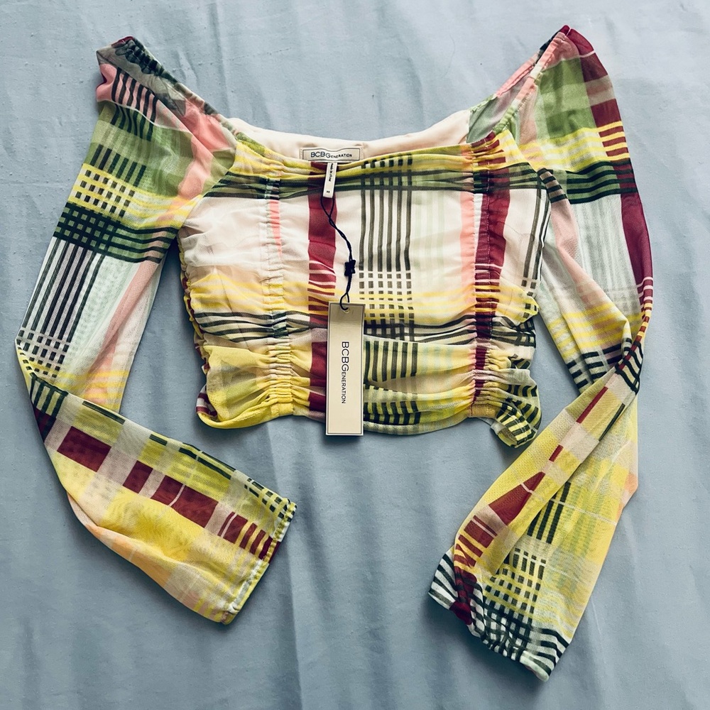 New long sleeves crop top
